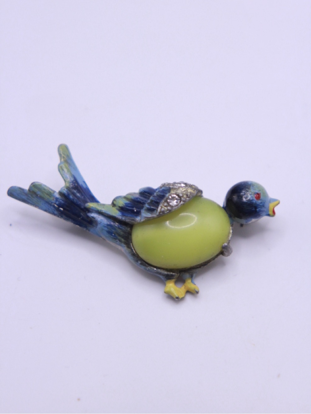 Vintage Bird Brooch, Pins, 1950s Coro Mrs. Bird Brooch